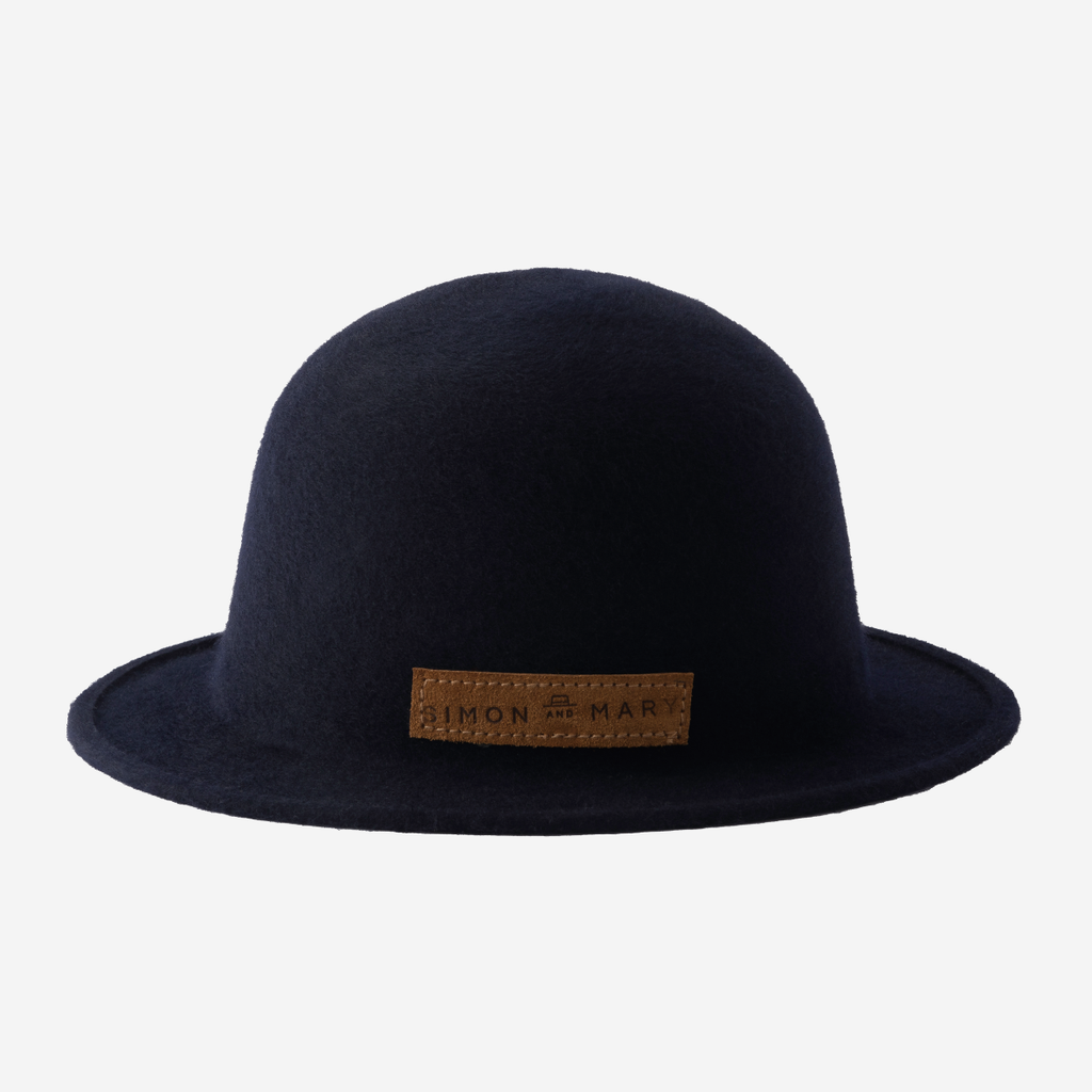 Bowler Raw Hat - Navy