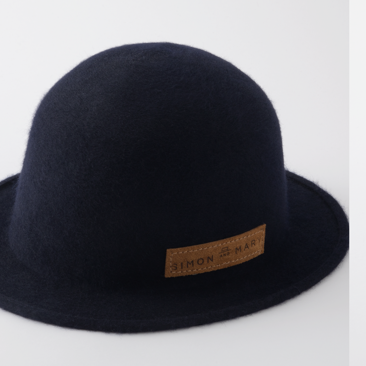 Bowler Raw Hat - Navy