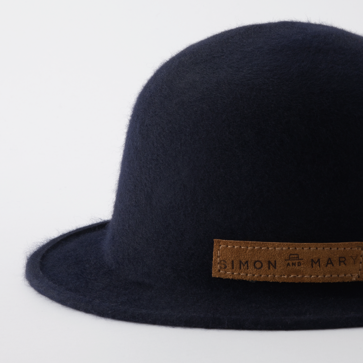 Bowler Raw Hat - Navy