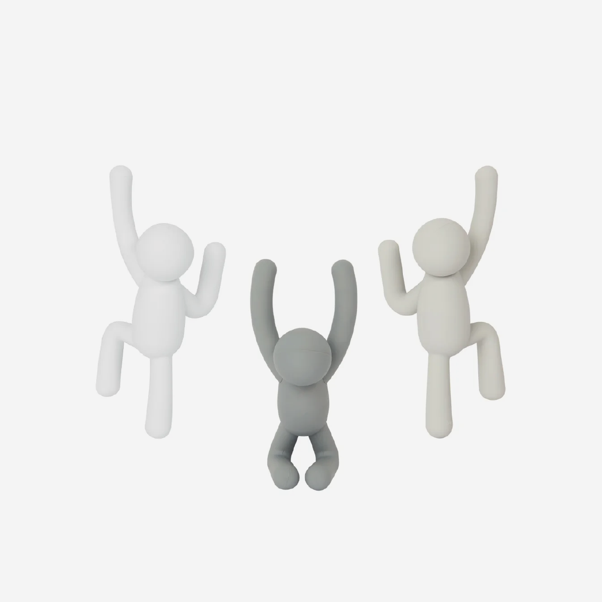 Buddy Wall Hooks - Grey