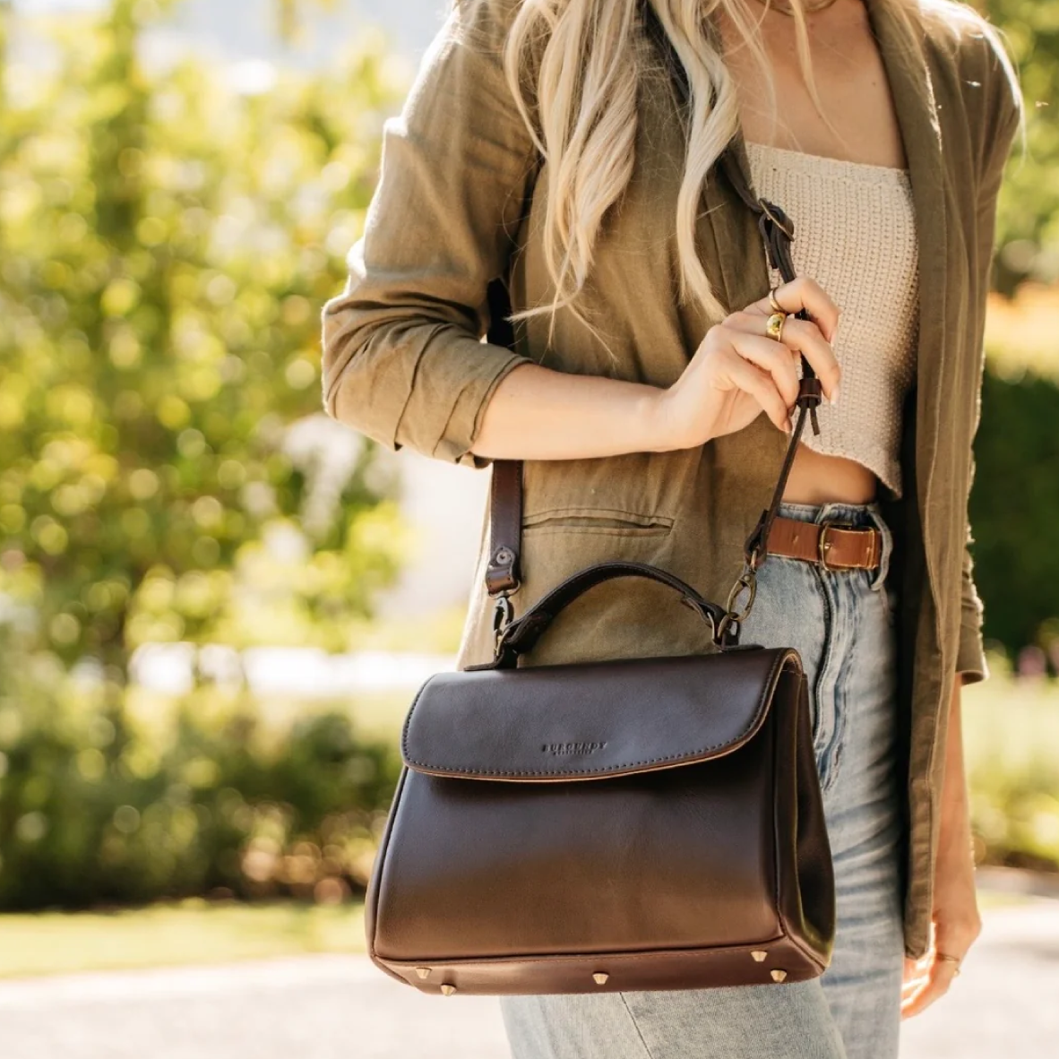 The Belle Bag - Brown