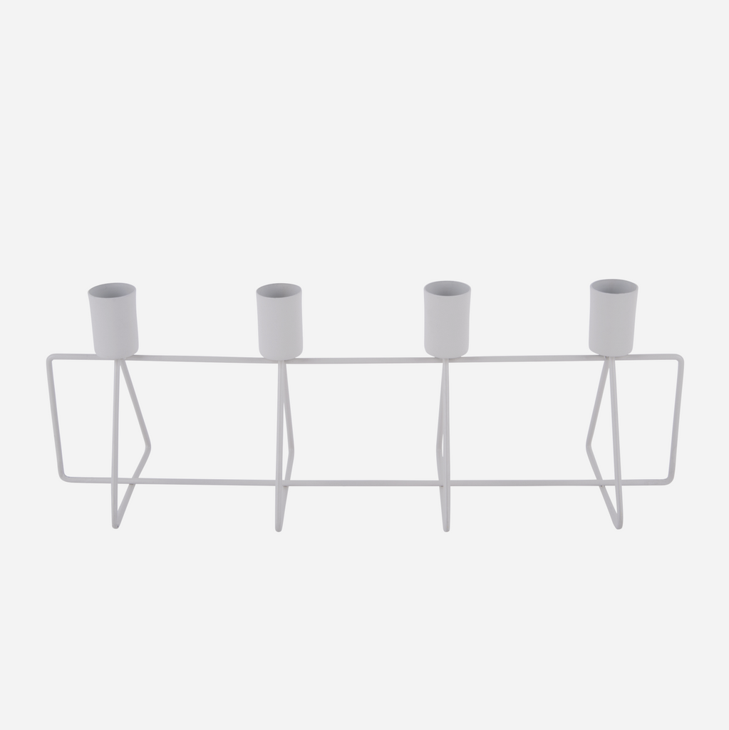 Eld Candle Holder - White