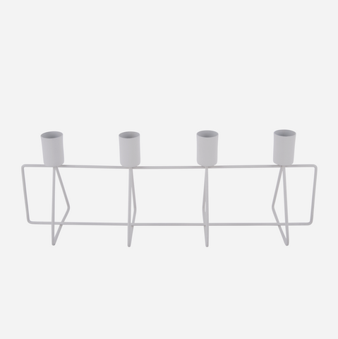 Eld Candle Holder - White