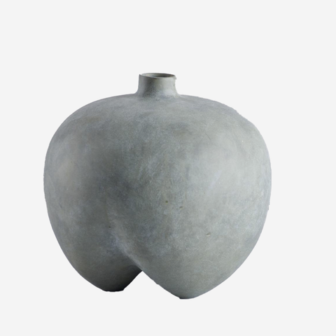 Apple Grey Vase