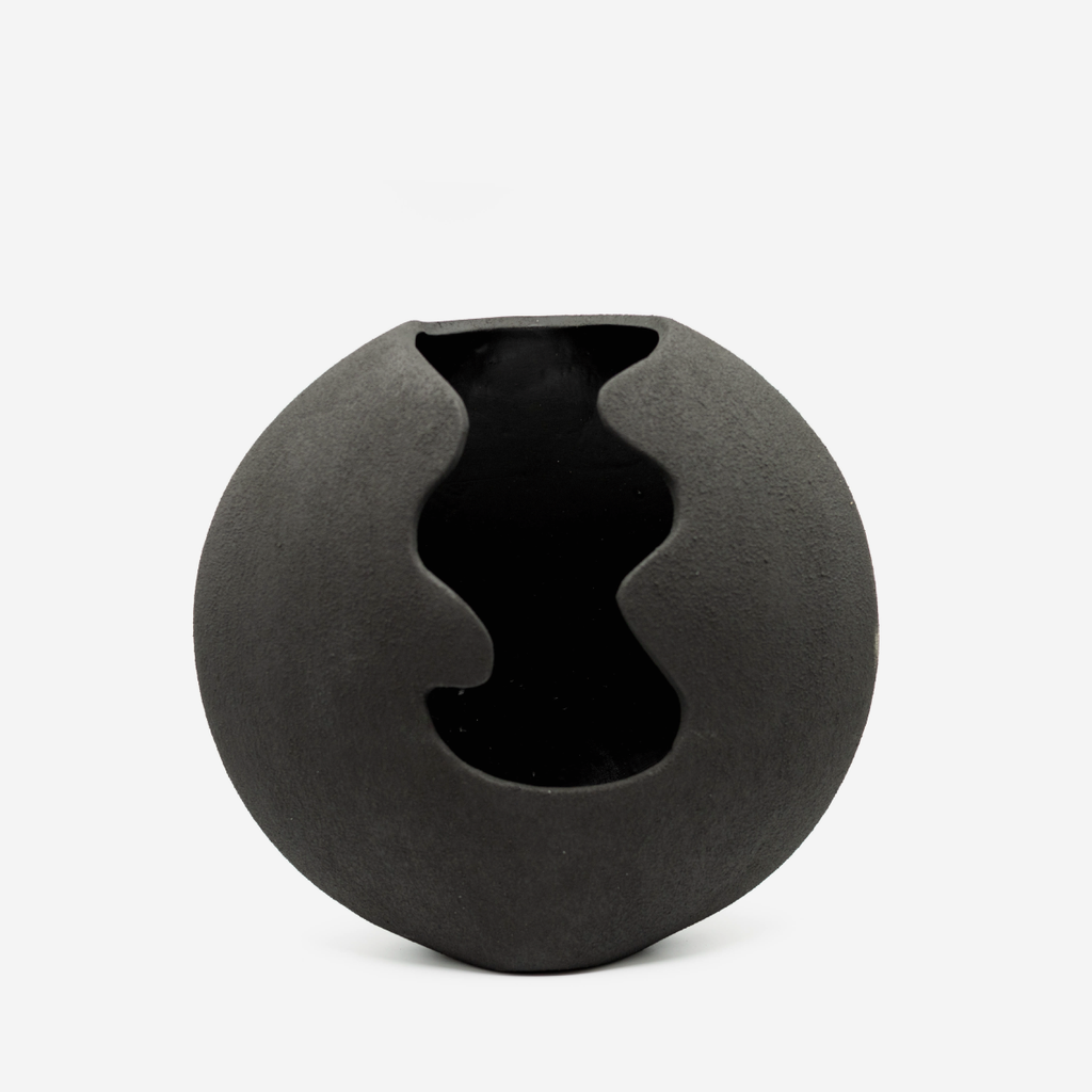 Mod Puzzle Vase - Black