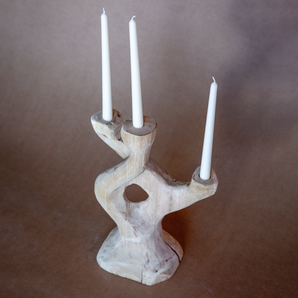 Coral Dance Candle Holder - Natural