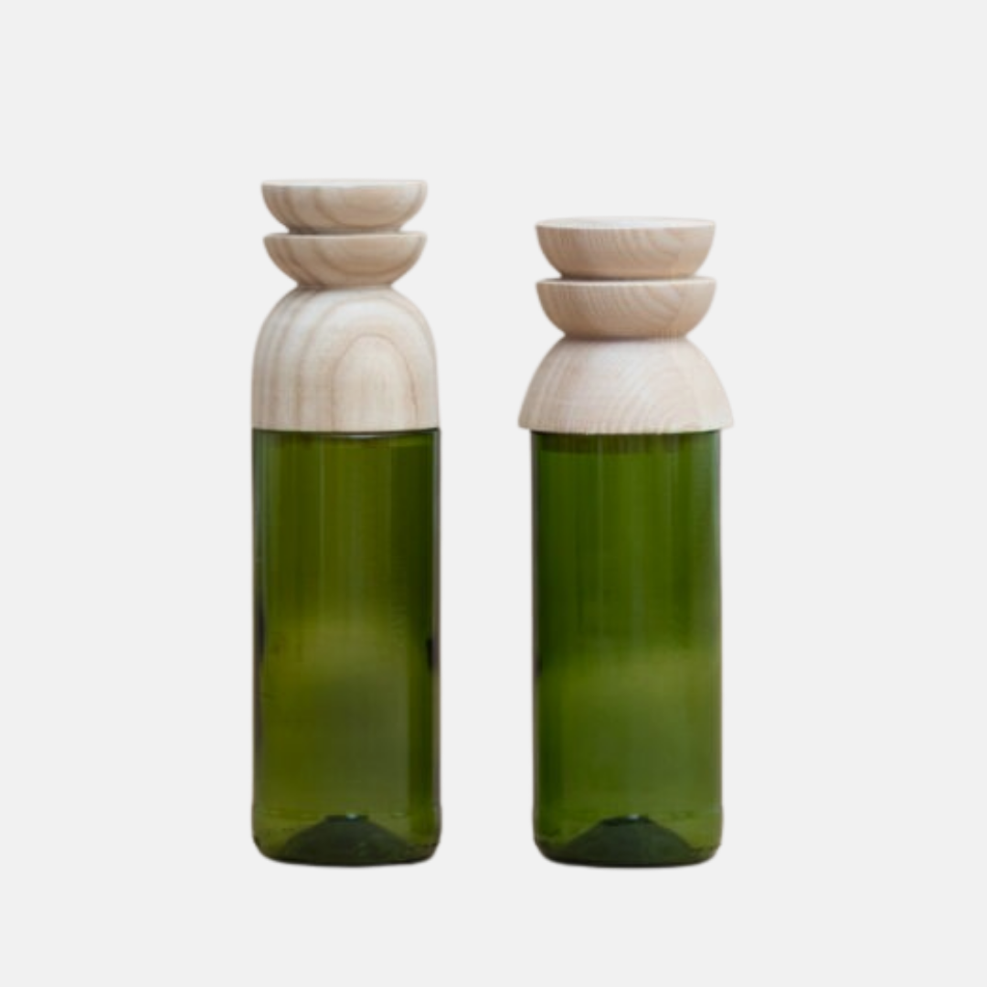 Cylinder Storage Jar - Abstract Round