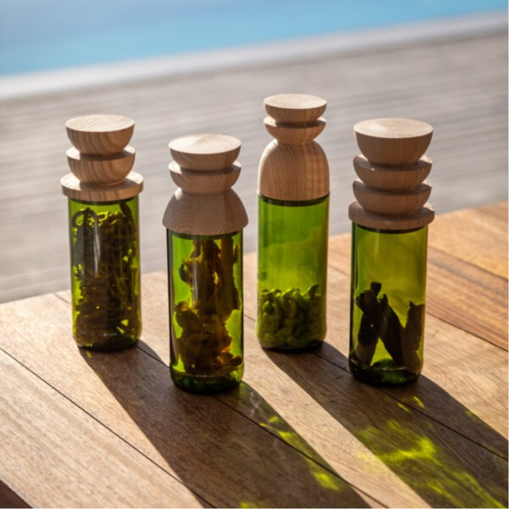Cylinder Storage Jar - Abstract Round