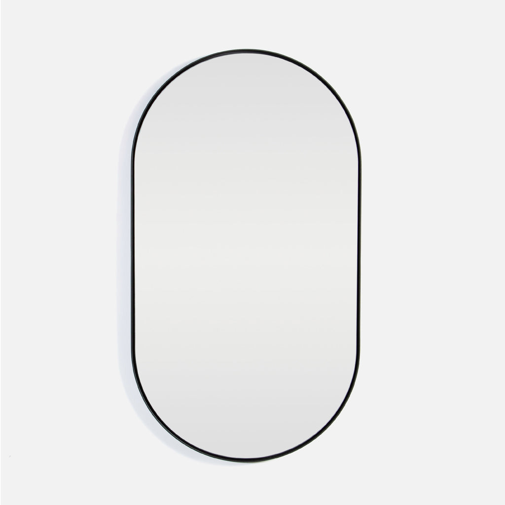 Deep Frame Pill Mirror + LED