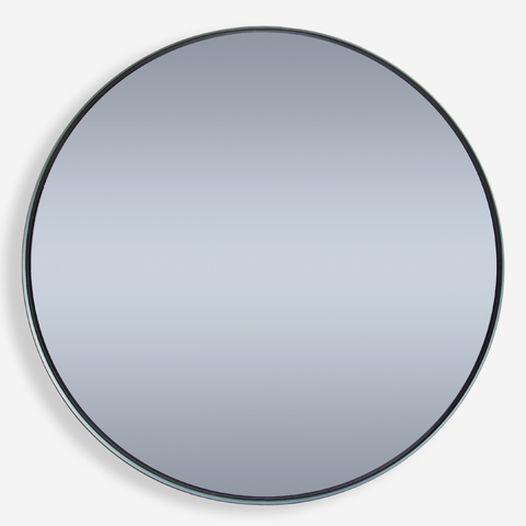 Deep Frame Round Mirror 1200 - Smoke