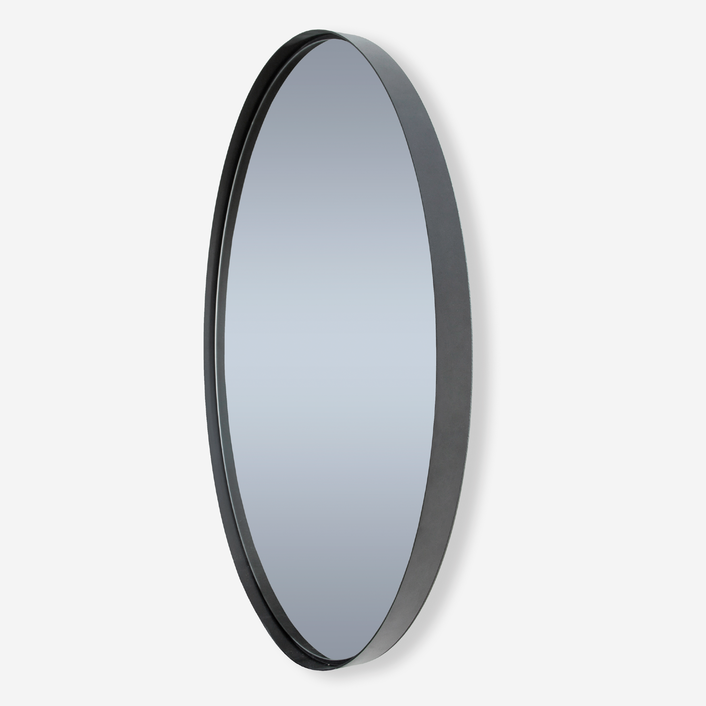 Deep Frame Round Mirror 1200 - Smoke