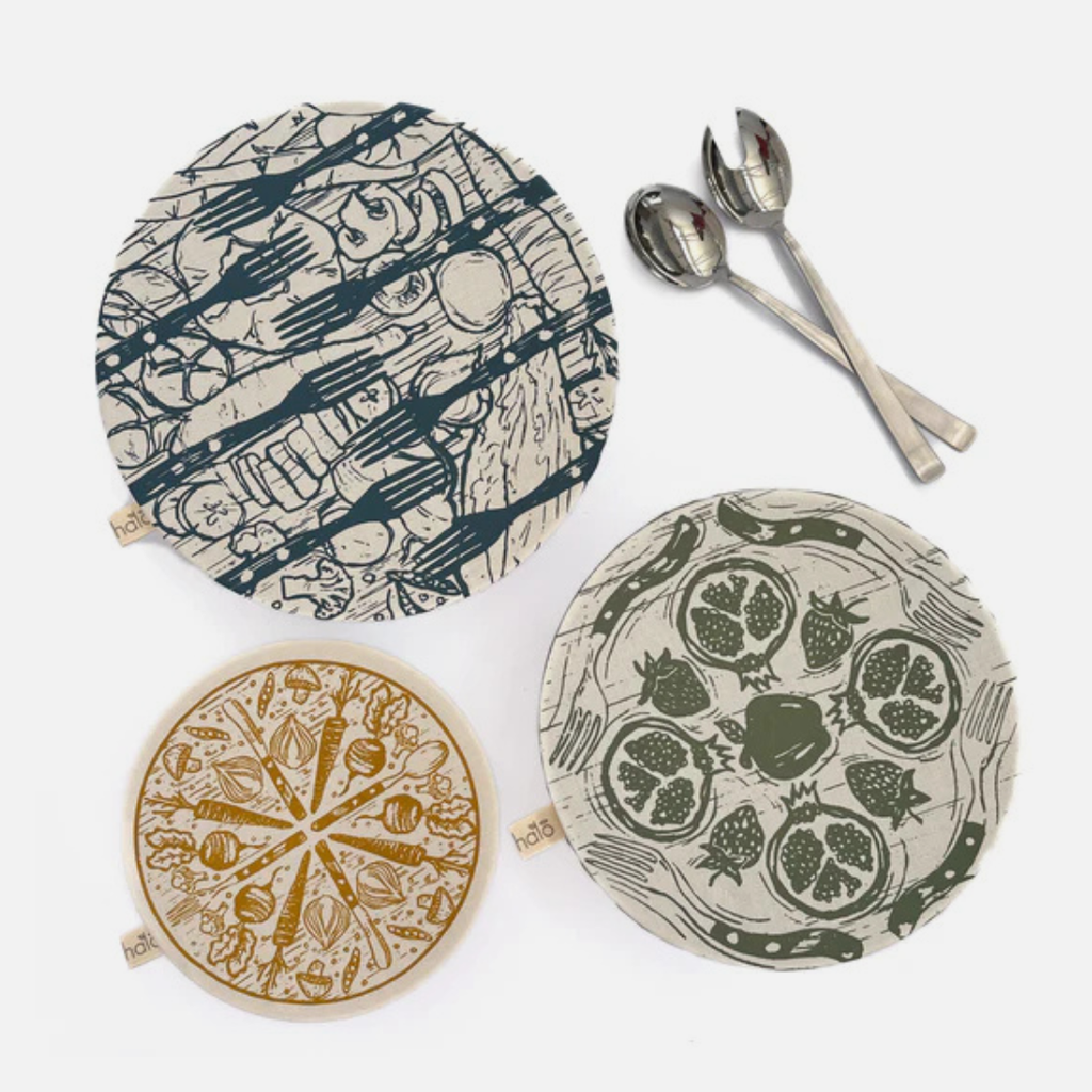 Dish and Bowl Covers - Set of 3 - Farm To Table | Thaakirah Isaacs