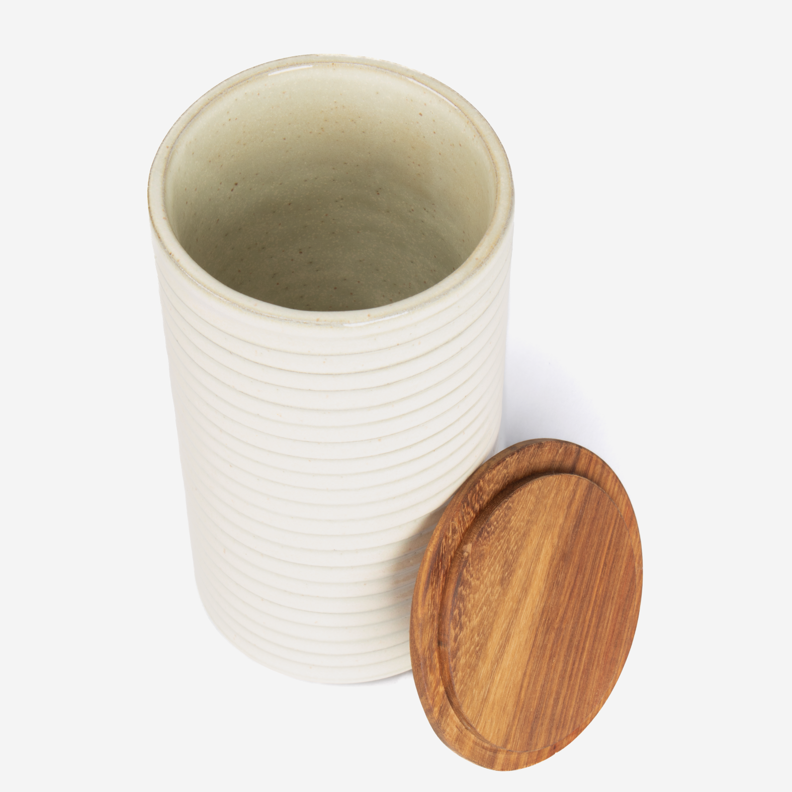 Dry Goods Jar & Lid / Large - Ivory