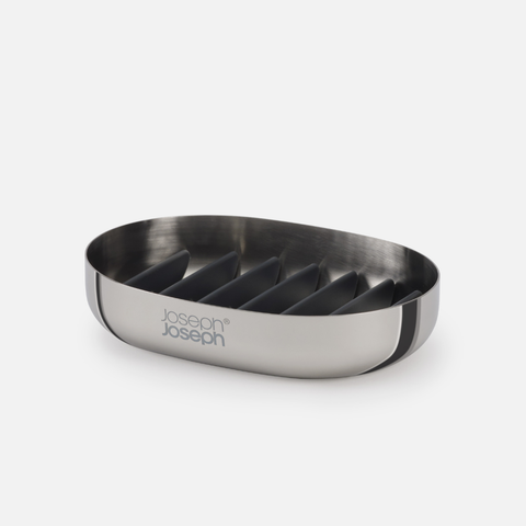 EasyStore™ Luxe Stainless-Steel Soap Dish