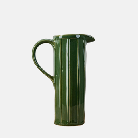 Emily Tall Jug - Emerald Green