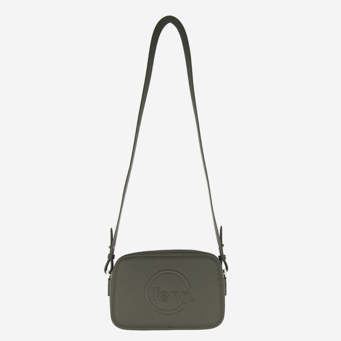 Crossbody Bag - Army Green - Gold Zip