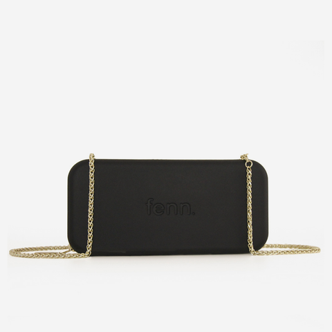 Original Wallet With Gold Chain - Black