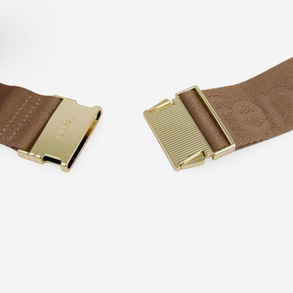 Pouch Bag - Cappuccino - Canvas Strap