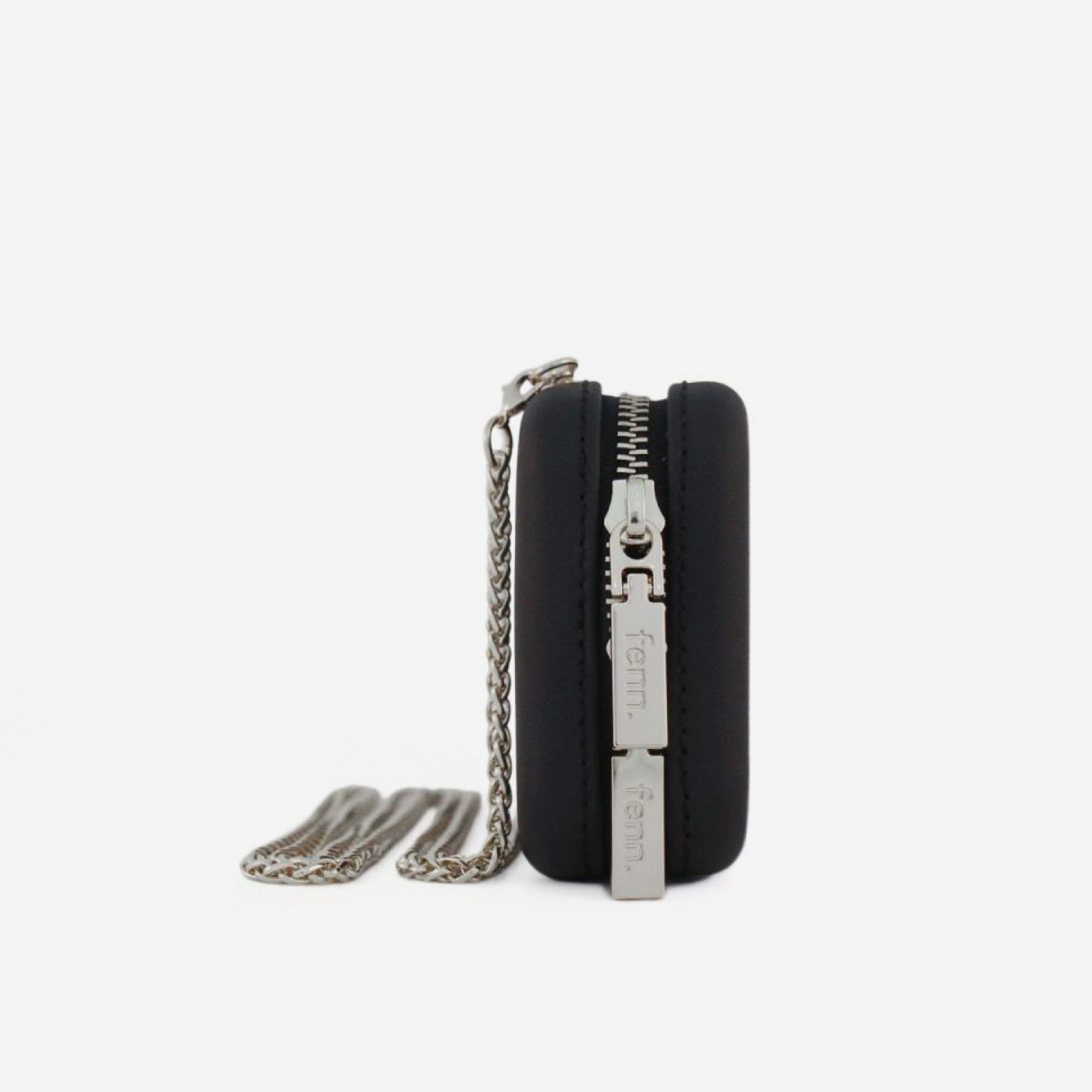 Original Wallet With Silver Chain - Black