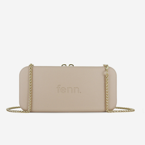 Original Wallet With Gold Chain - Sand