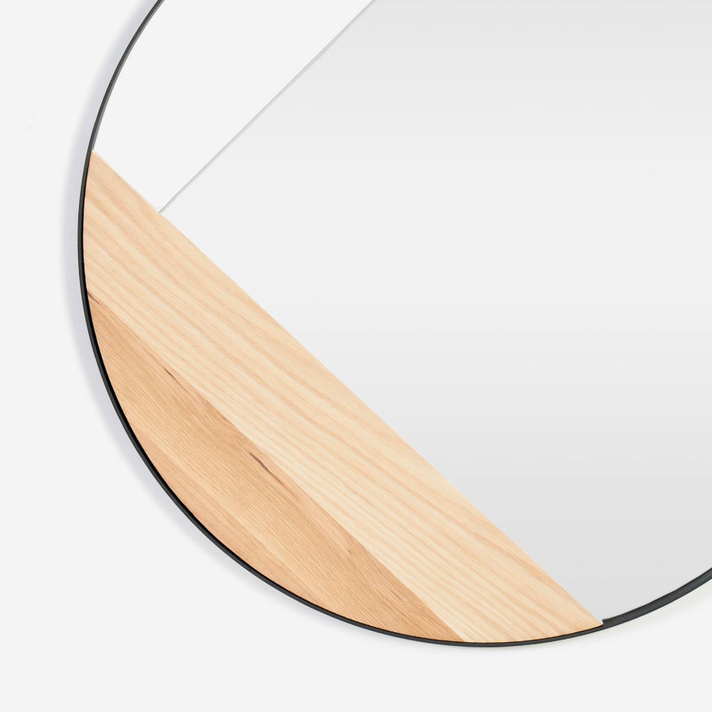 Fractured Round Mirror