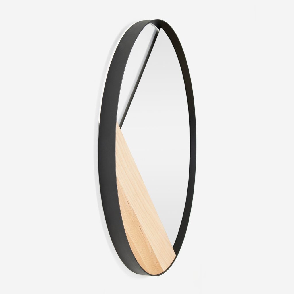 Fractured Round Mirror