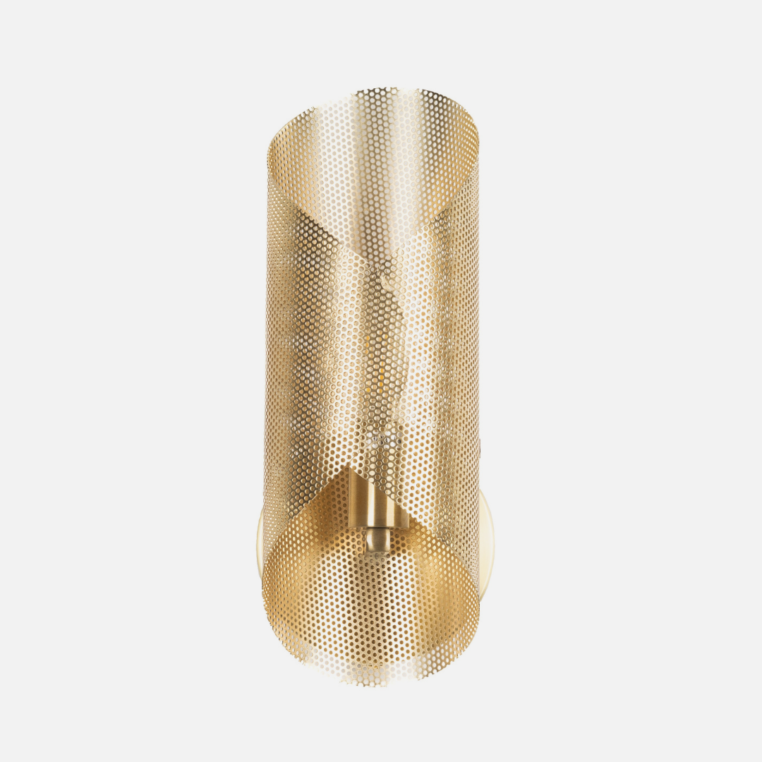 Gold Mesh Wall Sconce