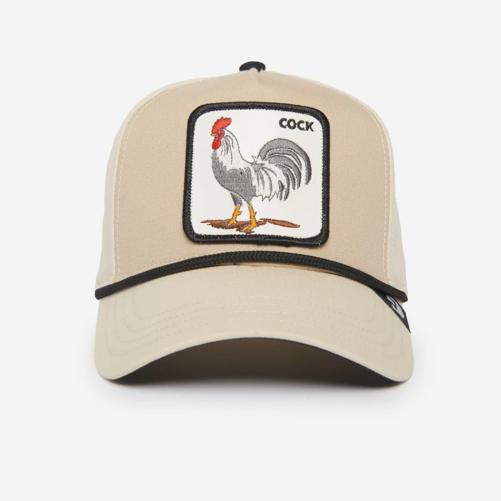 The Rooster 100 Canvas Peak - Cream