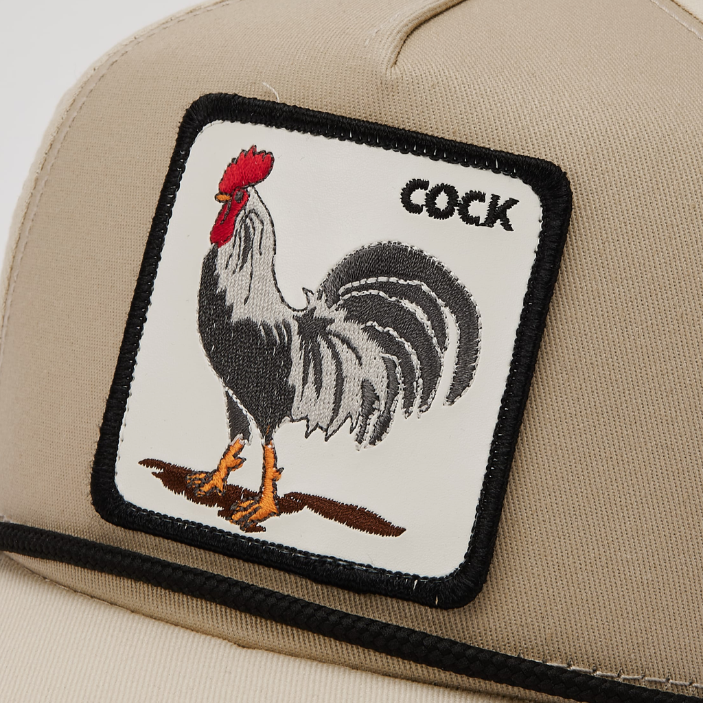 The Rooster 100 Canvas Peak - Cream