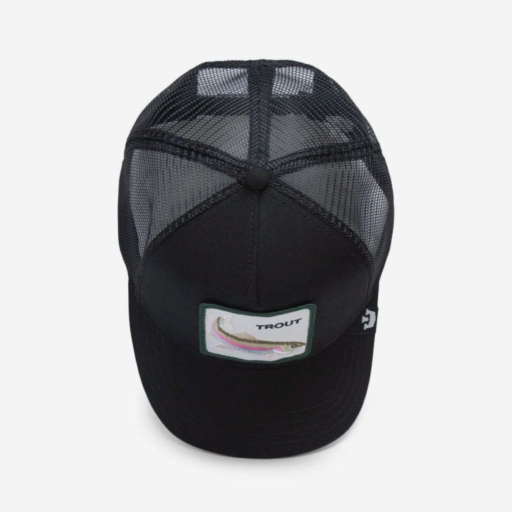 The Trout Fish Trucker - Black