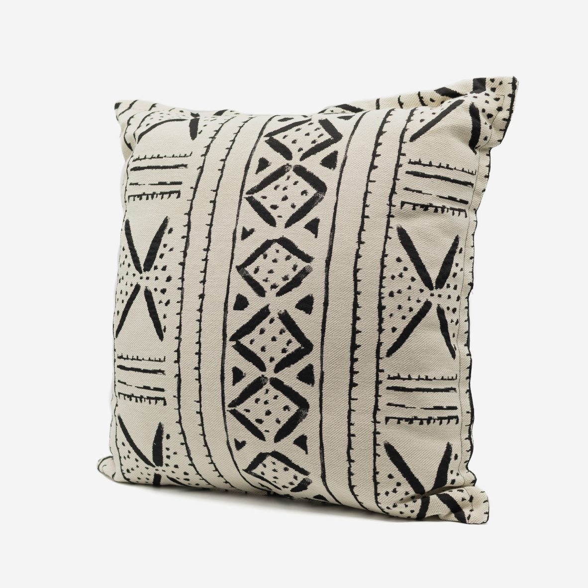 African Mud Cloth Scatter Cushion - Shield