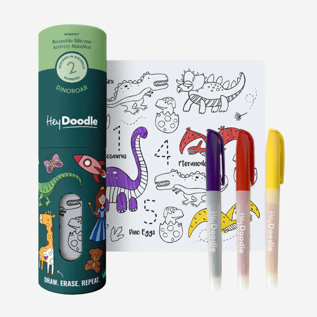 Mini Colouring & Doodle Mat - DinoRoar
