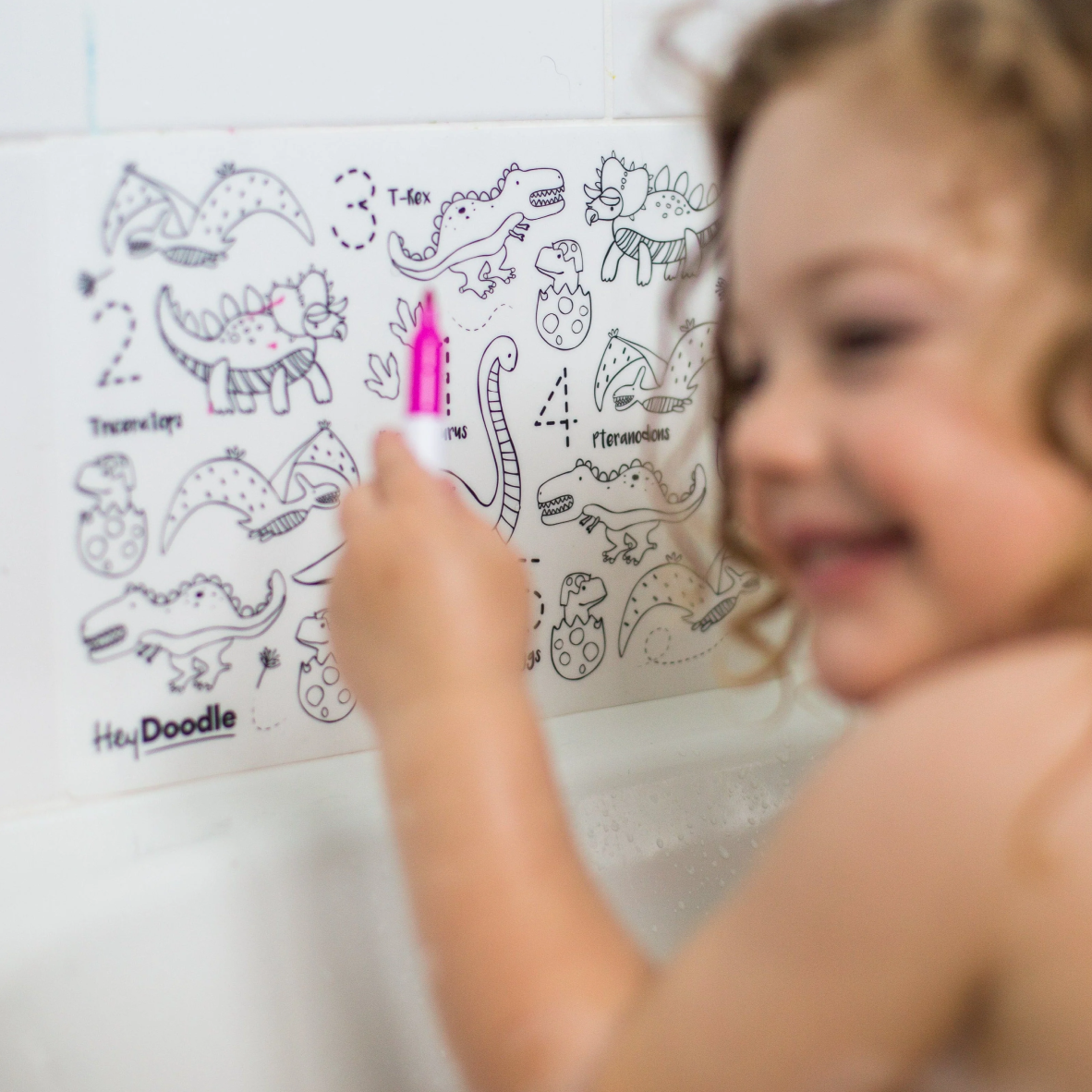 Mini Colouring & Doodle Mat - DinoRoar