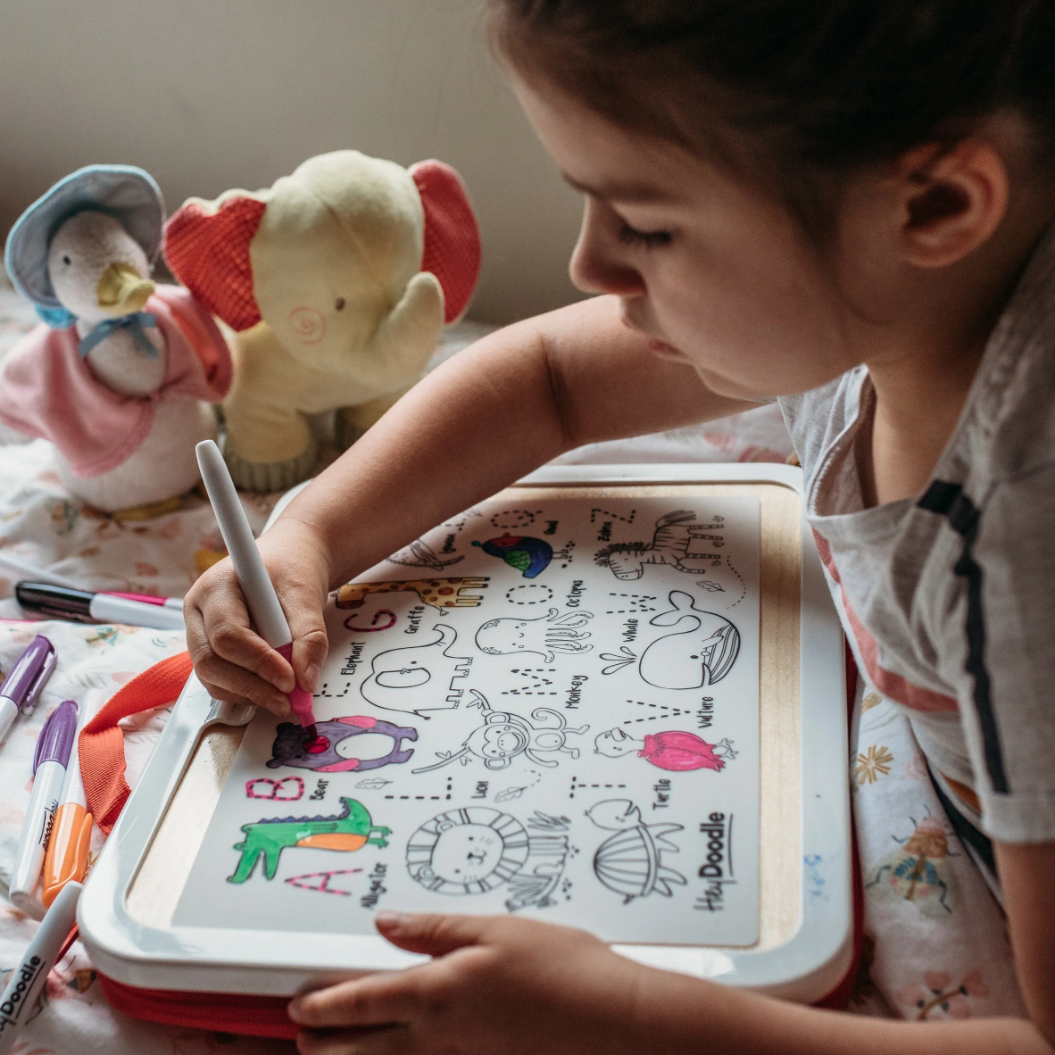 Mini Colouring & Doodle Mat - Into The Wild