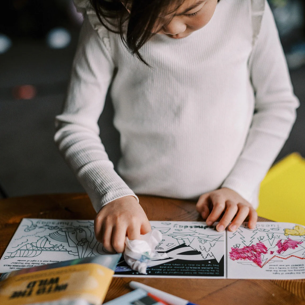 Reusable Colouring Book Tales - Natural Wonders