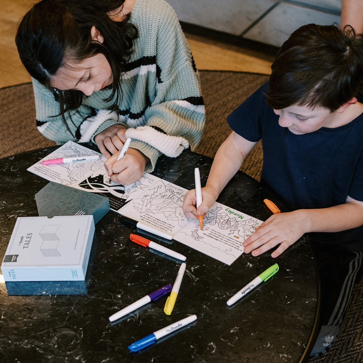 Reusable Colouring Book Tales - Natural Wonders