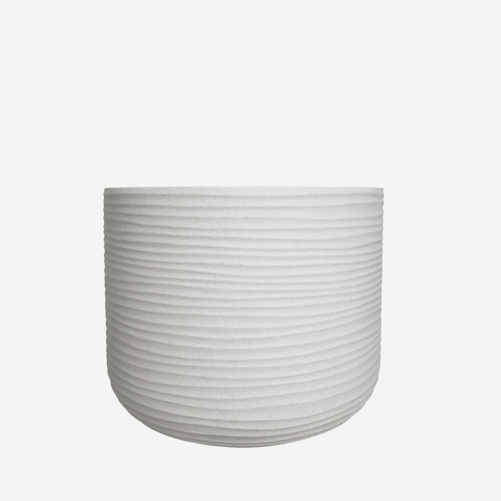 Lagoon Round Planter - Off White