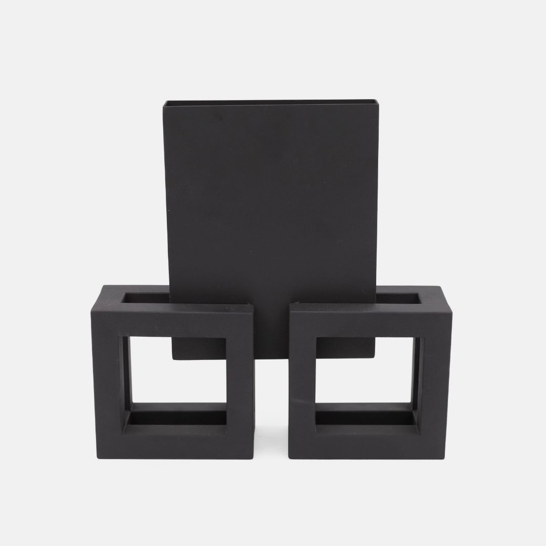 Iron Square Vase