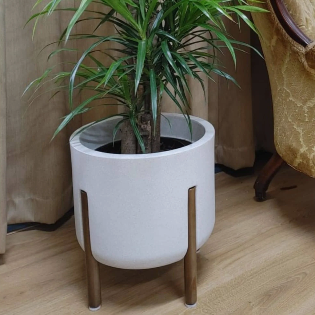 Hygge Cylinder Planter - Off White