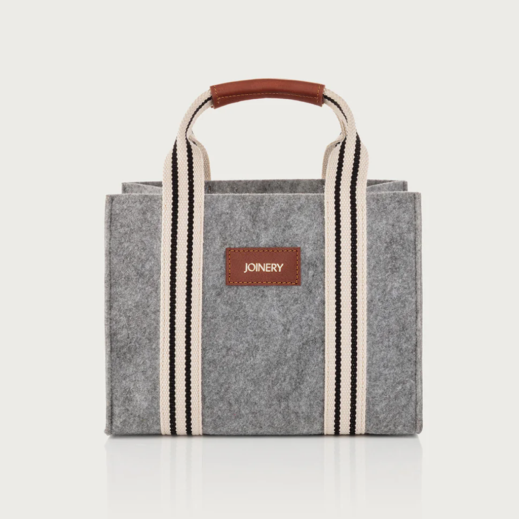 Mini Box Tote - Felt + Leather