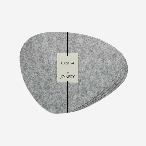 Pebble Placemats Set of 4 - Grey