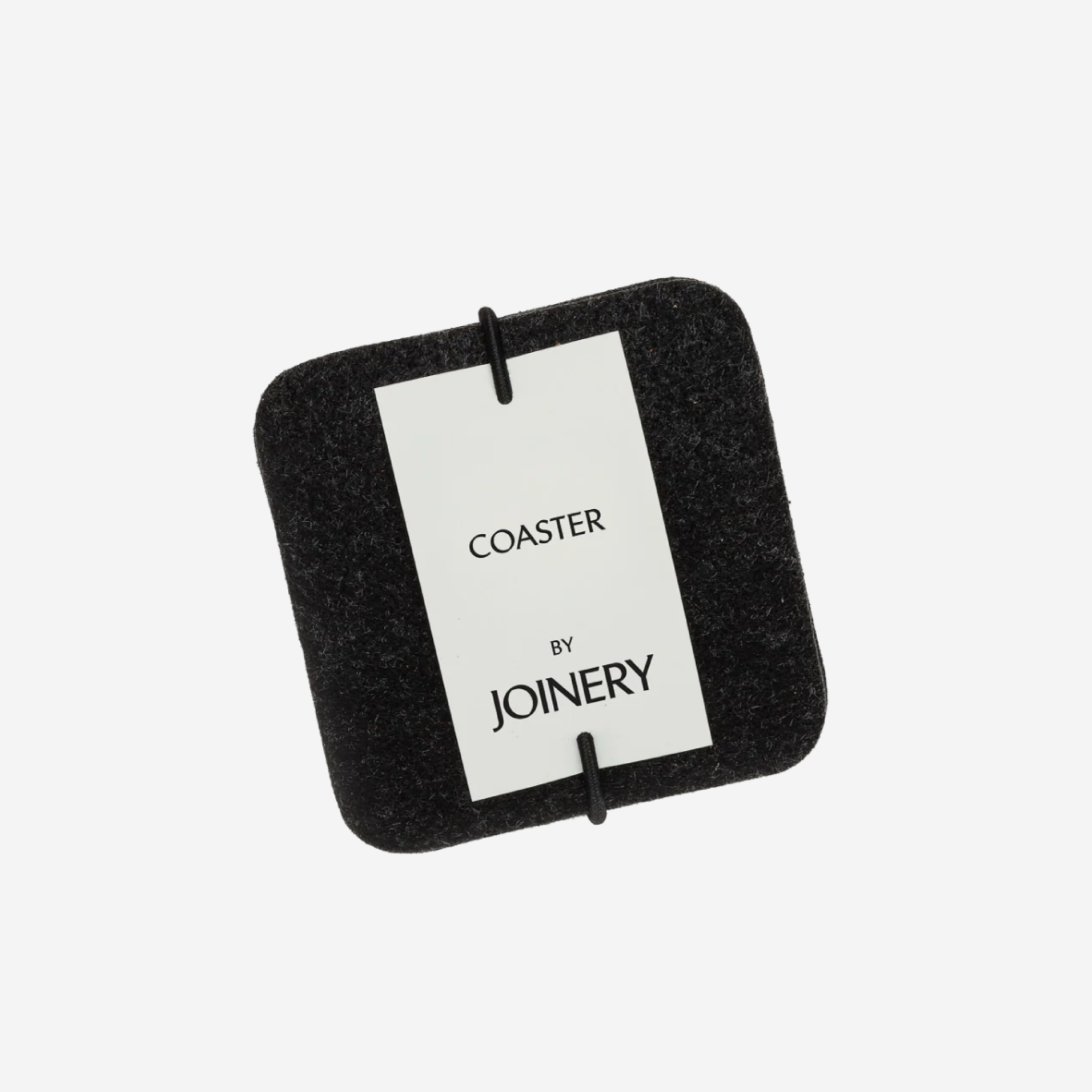 Square Coasters Set of 6 - Charcoal