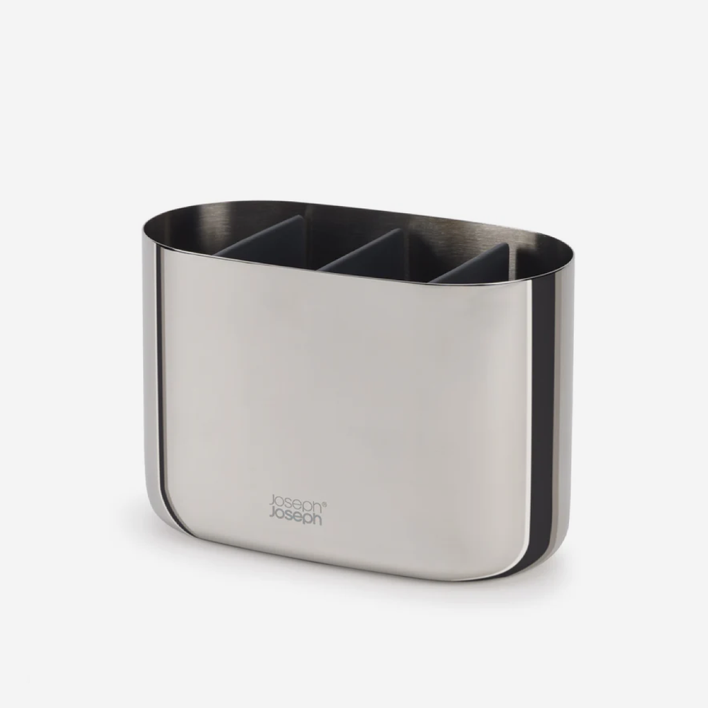 EasyStore™ Luxe Stainless Steel Toothbrush Caddy Large