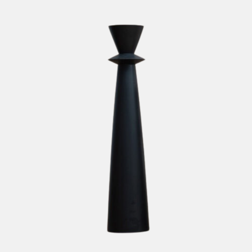 Kalahari Floor Candle Holder - Black