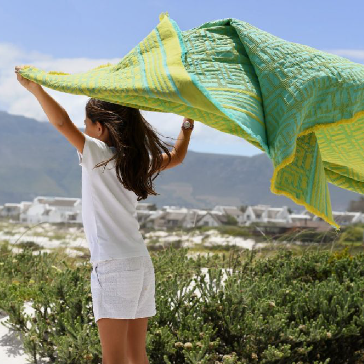 Kuba Summer Throw - Lemon