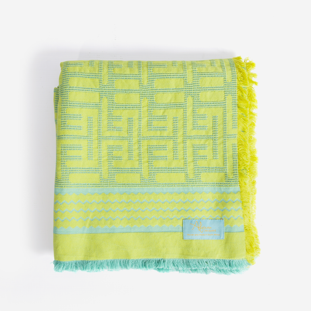 Kuba Summer Throw - Lemon