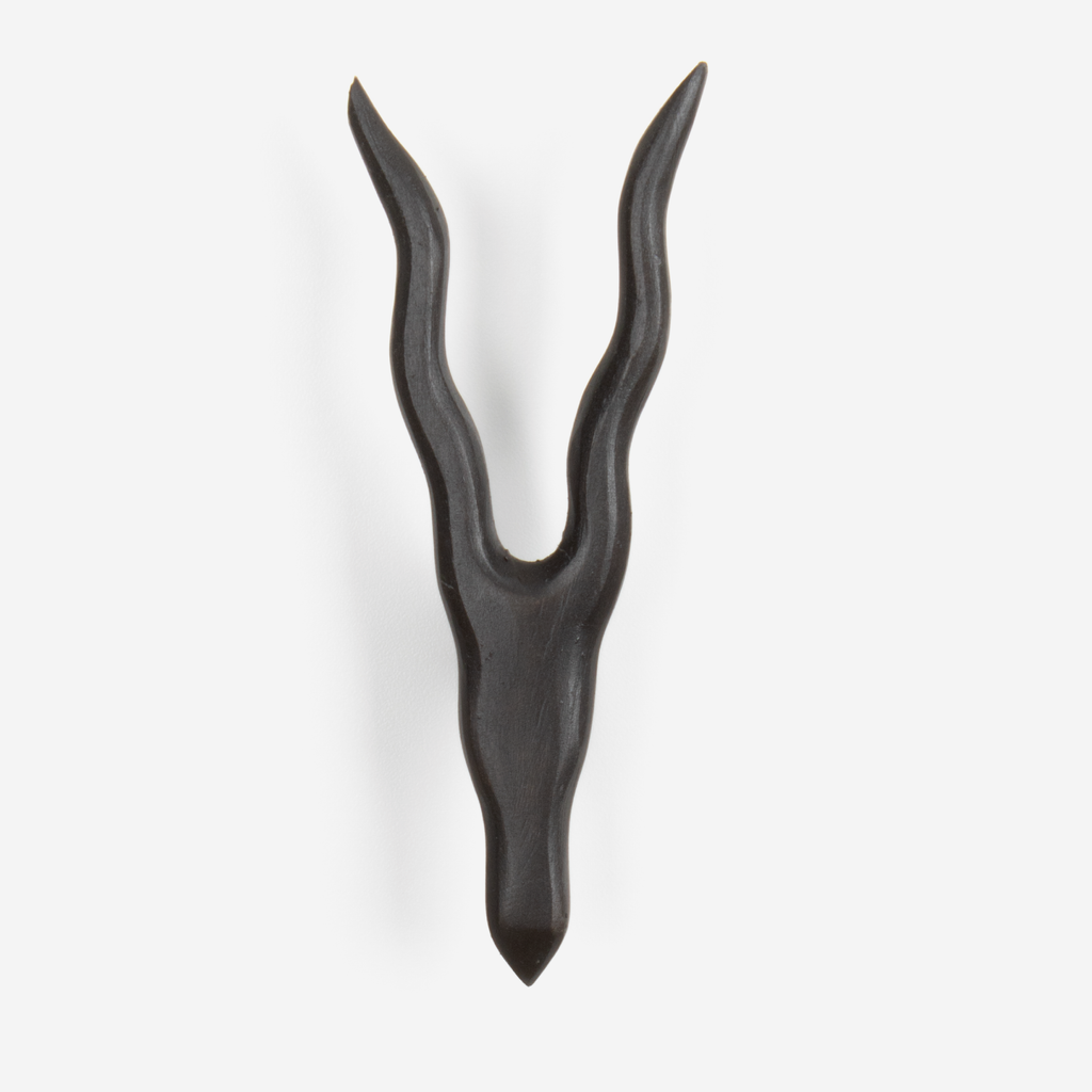 Kudu Wall Hook - Black