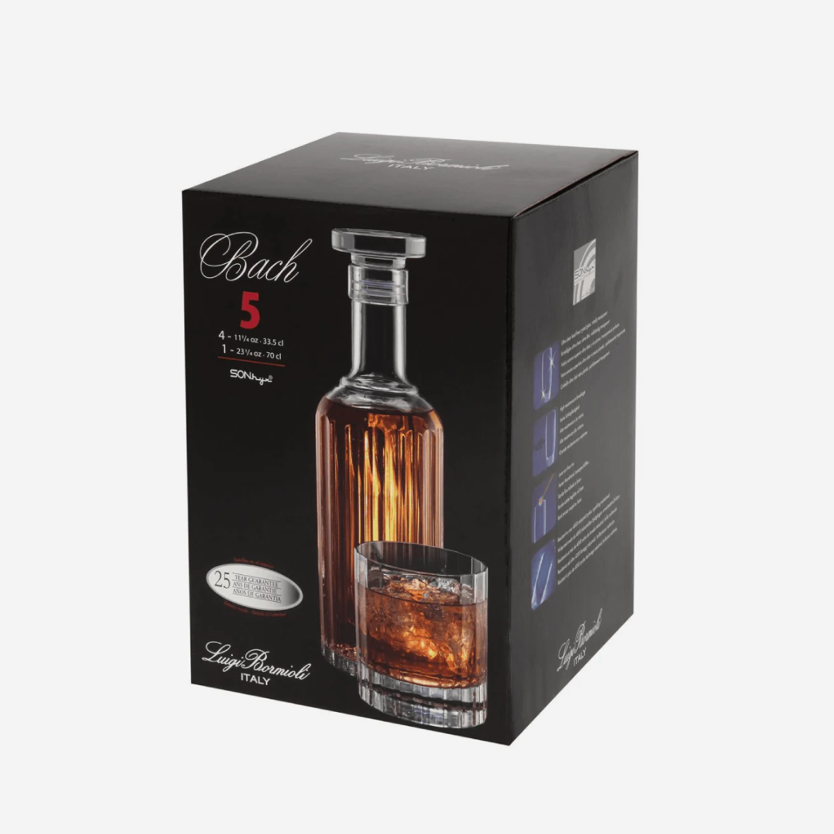 Luigi Bormioli Bach Whiskey Set - 5 piece