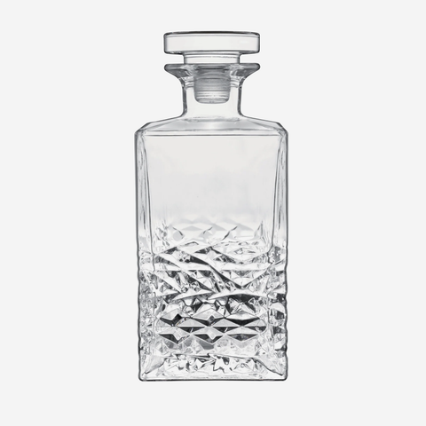 Luigi Bormioli Mixology Textures Whiskey Decanter With Stopper