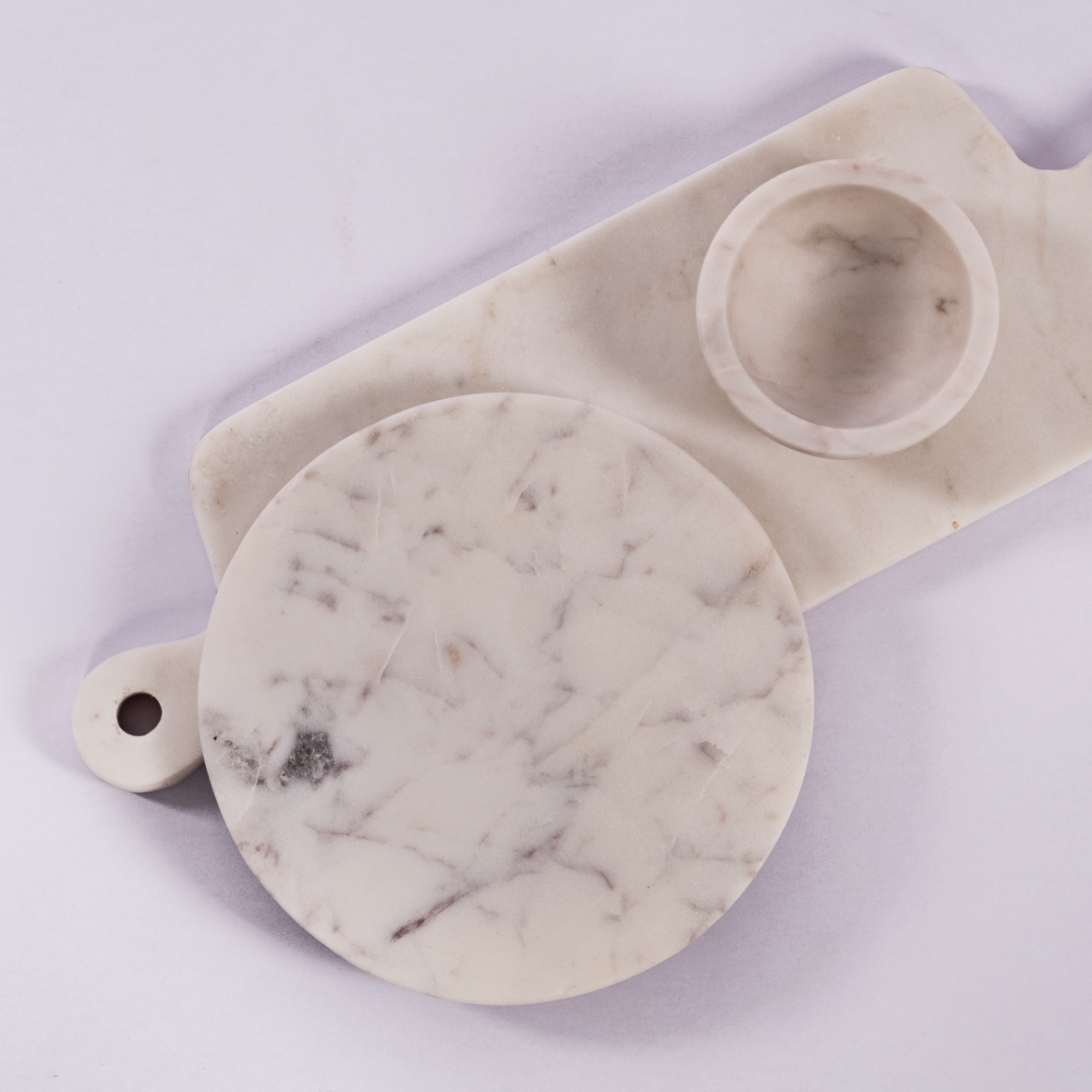 Marble Round Trivet